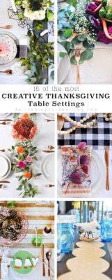 The Most Creative Thanksgiving Table Settings - Delineate Your Dwelling