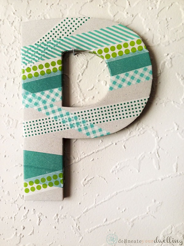 How-To: Washi Tape Lettering - Make