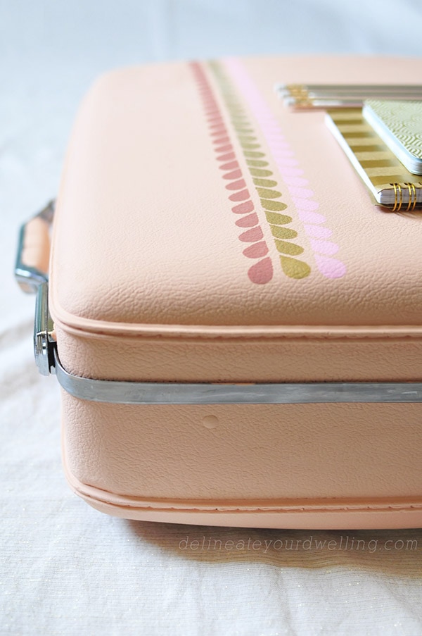 How to create Easy Painted Luggage