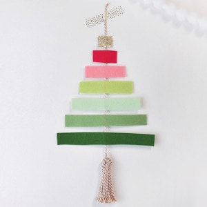 DIY Felt Tree Wall Hanging - Delineate Your Dwelling