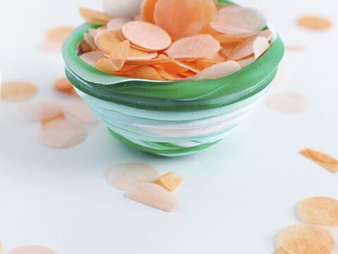 Eco-Friendly Handmade Decorative Seashell shape Dish in Terracotta