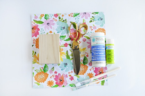 Floral Painted Wooden Box — Sum of their Stories Craft Blog