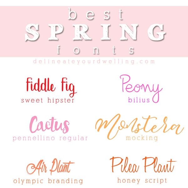 8 Best Trendy Fonts For Spring 2021, DesignerBlogs.com