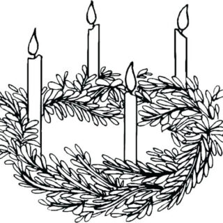 Printable Advent Coloring Page - Delineate Your Dwelling