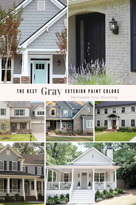 Best Gray Exterior House Paint Ideas Delineate Your Dwelling