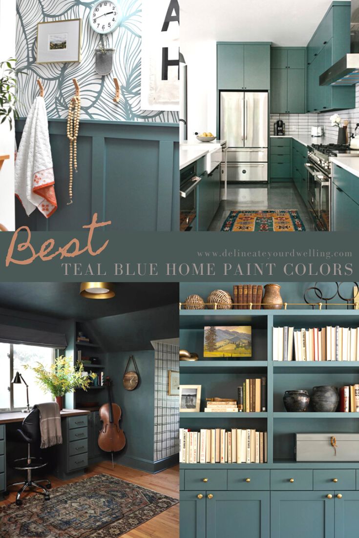 Beautiful Teal Blue Paint Colors for your Home - Delineate Your Dwelling