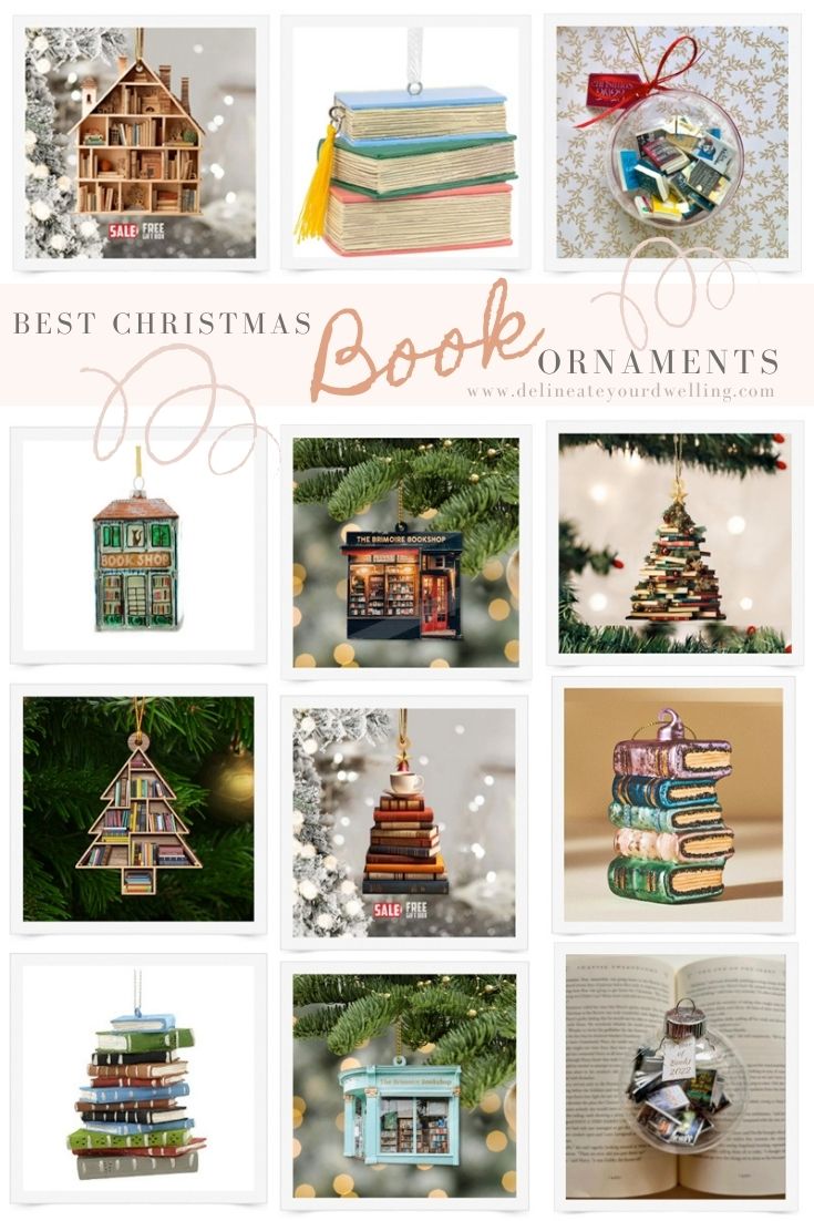 Best Book Christmas Ornaments Delineate Your Dwelling