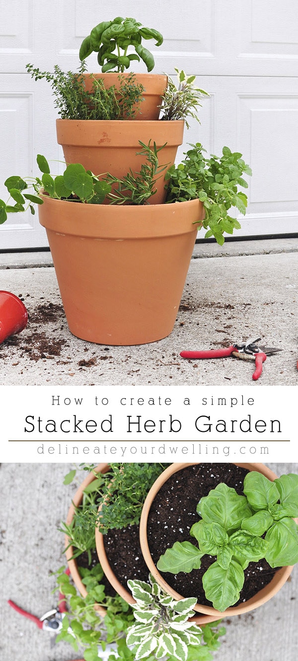 Rental : Stacked Herb Garden - Delineate Your Dwelling