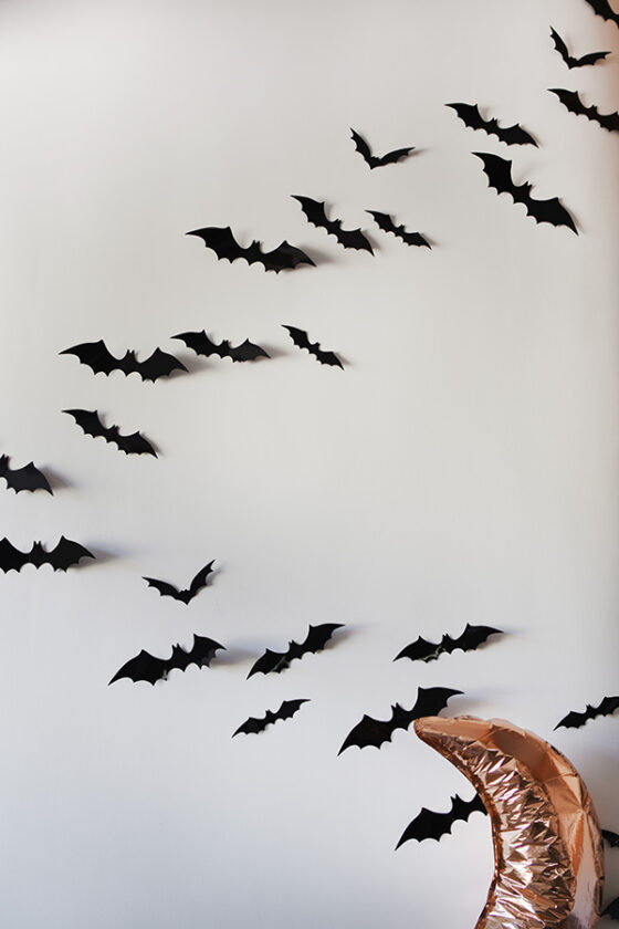 Fall Fireplace Bats - The Faux Martha