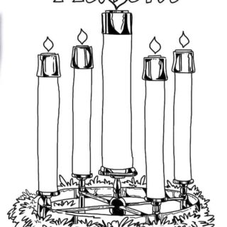 Printable Advent Coloring Page - Delineate Your Dwelling