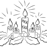 Printable Advent Coloring Page - Delineate Your Dwelling