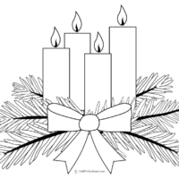 Printable Advent Coloring Page - Delineate Your Dwelling