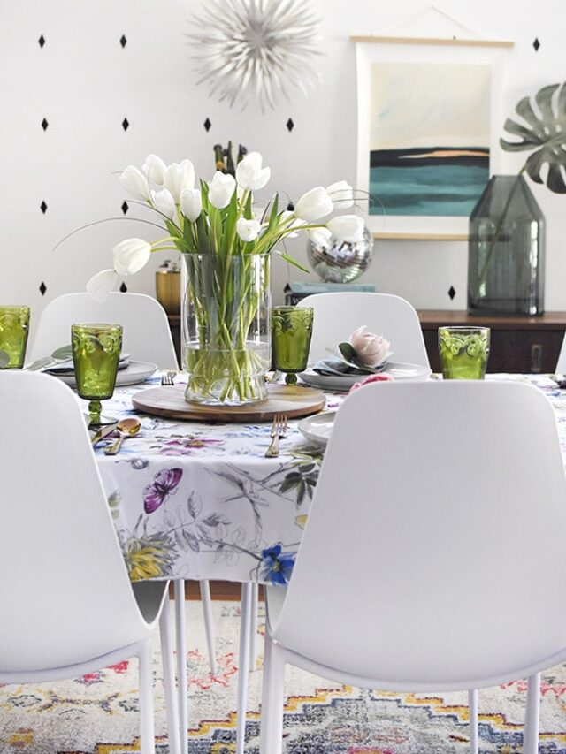 How to set a Spring Garden Table - Delineate Your Dwelling